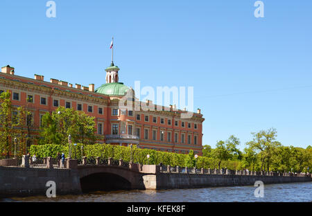 Michailowski Schloss wurde im 18. Jahrhundert gebaut, St. Petersburg, Russland Stockfoto