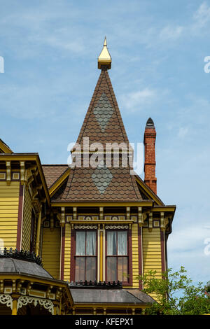 Landhaus an der Bett und Frühstück, Thomas House, 36 Main Street, Smithfield, Virginia Stockfoto