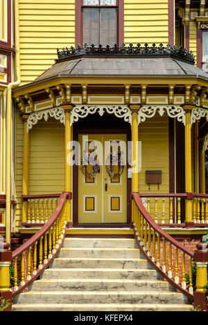 Landhaus an der Bett und Frühstück, Thomas House, 36 Main Street, Smithfield, Virginia Stockfoto