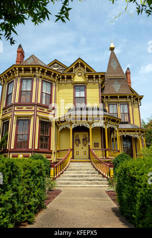 Landhaus an der Bett und Frühstück, Thomas House, 36 Main Street, Smithfield, Virginia Stockfoto