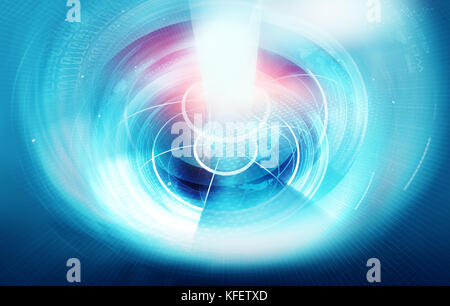 Global Business Verbindungen Hintergrund Durch die ganze Welt Stockfoto