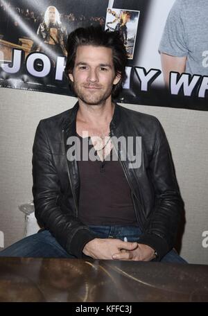 Parsippany, NJ, USA. Oktober 2017. Johnny Whitworth in Anwesenheit der Chiller Theatre Toy, Model and Film Expo, Hilton Parsippany, Parsippany, NJ 27. Oktober 2017. Quelle: Derek Storm/Everett Collection/Alamy Live News Stockfoto