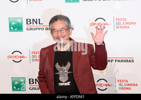 Rom, Italien. 28 Okt, 2017. Rome Film Festival: Go Nagai Teilnahme am Fotoshooting von Mazinger Z Infinity Credit: Silvia Gerbino/Alamy leben Nachrichten Stockfoto