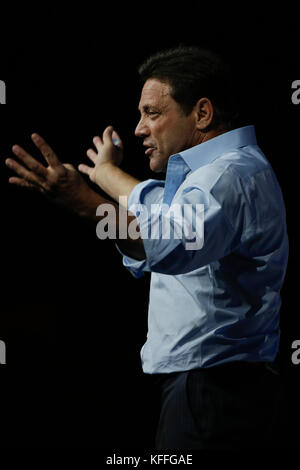 New York, New York; Jordan Belfort spricht im Madison Square Garden Stockfoto
