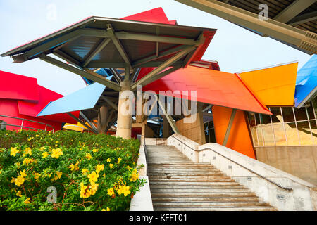 Biodiversität Museum von Frank O. Gehry, Calzada de Amador, Panama City, Republik Panama, Mittelamerika Stockfoto