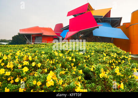 Biodiversität Museum von Frank O. Gehry, Calzada de Amador, Panama City, Republik Panama, Mittelamerika Stockfoto