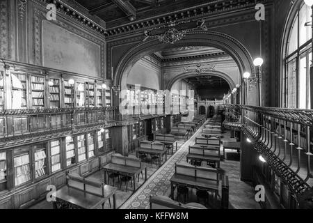 Die große Bibliothek, Gheorghe Asachi technische Universität Iasi, Rumänien Stockfoto