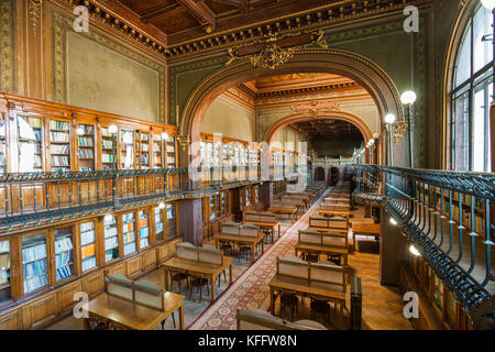 Die große Bibliothek, Gheorghe Asachi technische Universität Iasi, Rumänien Stockfoto