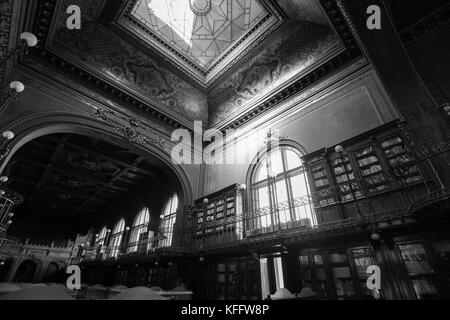 Die große Bibliothek, Gheorghe Asachi technische Universität Iasi, Rumänien Stockfoto