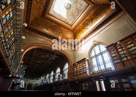 Die große Bibliothek, Gheorghe Asachi technische Universität Iasi, Rumänien Stockfoto