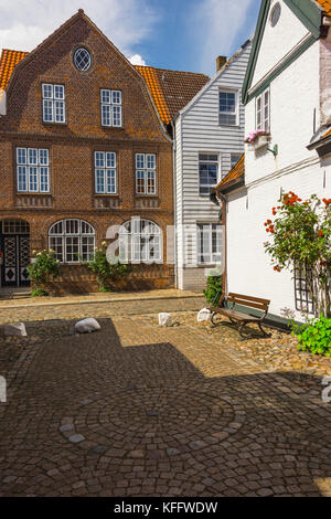 Stadt Husum an der Nordsee, Deutschland Stockfoto