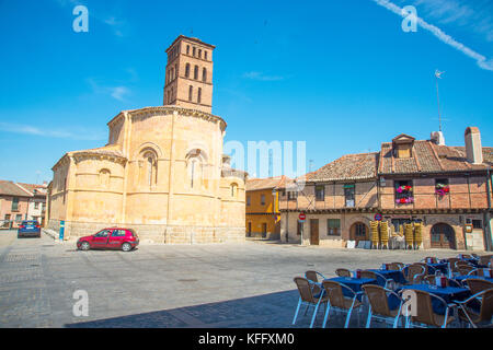 Kirche San Lorenzo. San Lorenzo Square, Segovia, Spanien. Stockfoto