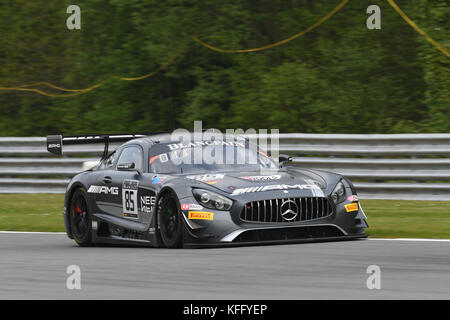 Motorsport GT Racing - Brands Hatch & Barcelona Blancpain Serie Stockfoto