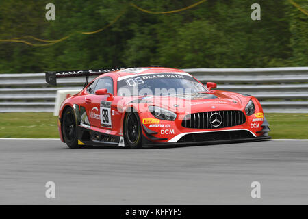 Motorsport GT Racing - Brands Hatch & Barcelona Blancpain Serie Stockfoto