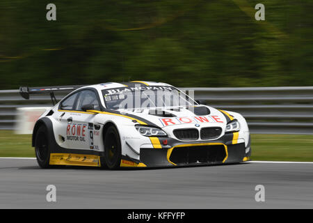 Motorsport GT Racing - Brands Hatch & Barcelona Blancpain Serie Stockfoto