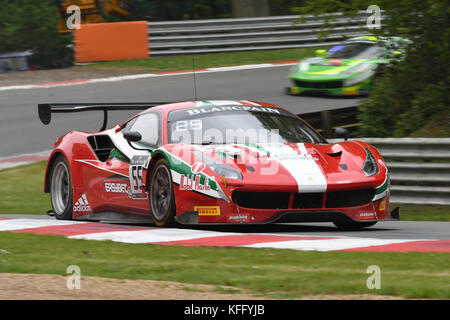 Motorsport GT Racing - Brands Hatch & Barcelona Blancpain Serie Stockfoto