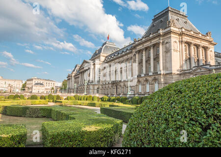 Blick auf den Königlichen Palast in Brüssel Stockfoto