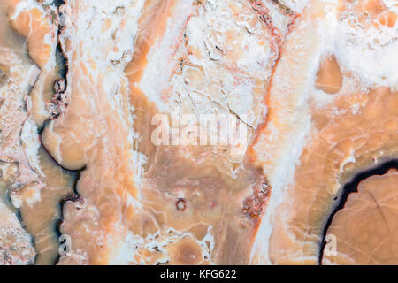 Onyx, einzigartige Textur aus Naturstein. Stockfoto