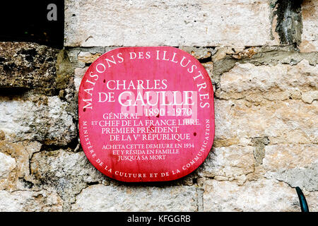 Colombey-les-Deux-Églises (Departements Seine-Maritime, Frankreich): La Boisserie, der Heimat des ehemaligen französischen Präsidenten Charles de Gaulle und seine Familie Stockfoto