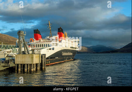 Die CalMac Fähre von Ullapool nach Stornoway, Schottland Stockfoto