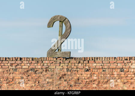 Schießstand Ziele in rainham marshes RSPB Nature Reserve Stockfoto