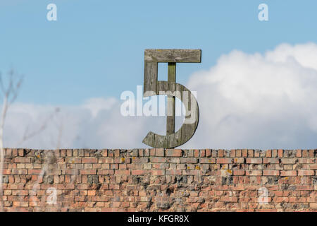 Schießstand Ziele in rainham marshes RSPB Nature Reserve Stockfoto