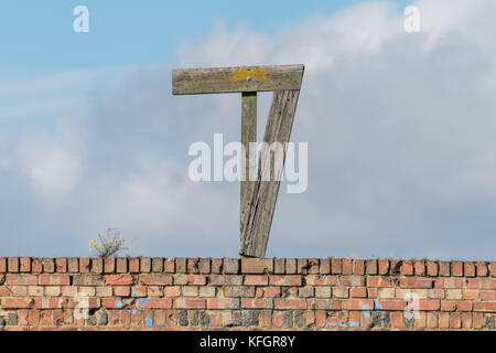 Schießstand Ziele in rainham marshes RSPB Nature Reserve Stockfoto