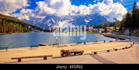 Misurina See in Dolomiti Alpen alpine Landschaft, Region Südtirol Italien Stockfoto