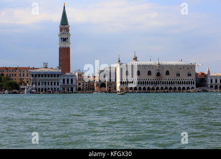 Waterfront San Marco, Venedig, Italien Stockfoto