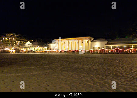 Kurhaus mit Weihnachtsmarkt, christkindelsmarkt Baden-Baden Stockfoto