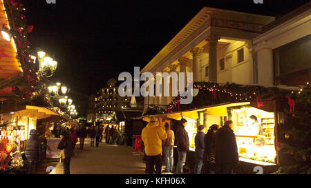 Kurhaus mit Weihnachtsmarkt, christkindelsmarkt Baden-Baden Stockfoto