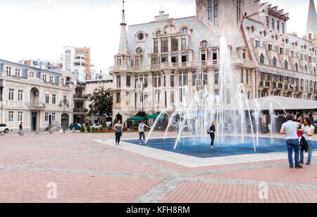 Batumi, Georgien - September 1, 2017: die Menschen in den Mittelpunkt. batumi Batumi ist ein sehr beliebtes Ziel am Schwarzen Meer Stockfoto