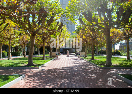 Campanile Esplanade, Universität von Kalifornien, Berkeley, California, United States Stockfoto