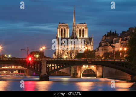 Die Kathedrale Notre-Dame, Paris, Frankreich. Stockfoto