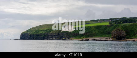 Dunbeath schloss, caithness Stockfoto