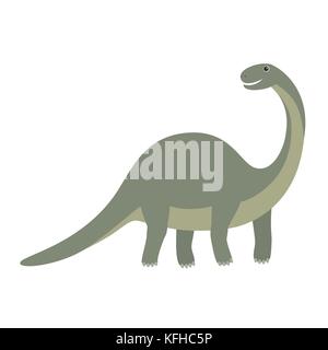 Dinosaurier apatosaurus Symbol. Cartoon Illustration der Dinosaurier apatosaurus Vektor Symbol für Web Stock Vektor