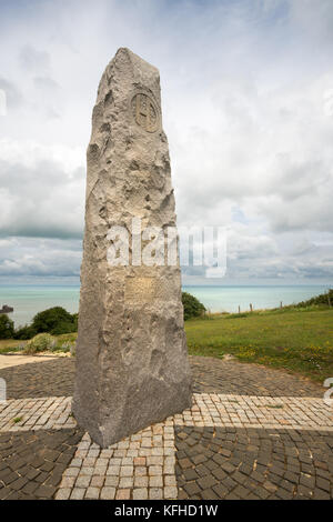 51St Highland Division Memorial, Saint Valery en Caux, Normandie, Frankreich, Europa Stockfoto