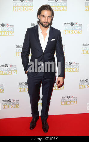 The Everyday Heroes Awards for St John Ambulance im London Hilton Bankside mit: Jamie Jewitt Where: London, Großbritannien Wann: 28 Sep 2017 Credit: Danny Martindale/WENN Stockfoto