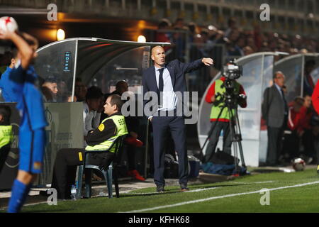 Fuenlabrada, Spanien. Oktober 2017. Zinedine Zidane (Real) Fußball/Fußball : spanisches Spiel "Copa del Rey" zwischen CF Fuenlabrada 0-2 Real Madrid CF im Estadio Fernando Torres in Fuenlabrada, Spanien. Quelle: Mutsu Kawamori/AFLO/Alamy Live News Stockfoto