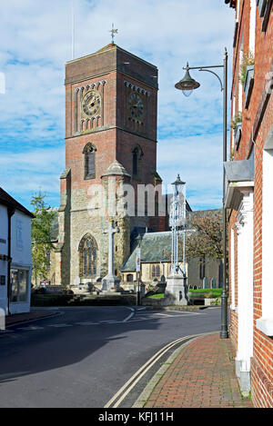 Marienkirche in Petworth, einer kleinen Stadt in West Sussex, England, Großbritannien Stockfoto