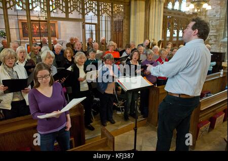 Chew Valley Choral Society Stockfoto