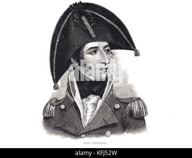 Lord Cochrane, Der Meereswolf, 1775-1860 Stockfoto