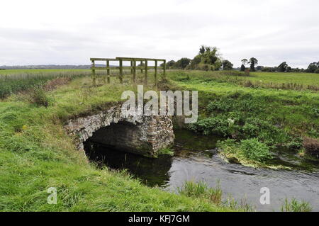 Der Fluss Nar, West Norfolk, East Anglia England Großbritannien Stockfoto