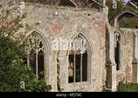 St Peter's zerstörte Kirche St. Peter Wiggenhall, Norfolk Moorlandzone England Großbritannien Stockfoto