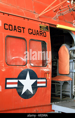 Exponate auf der Naval Air Station Wildwood Aviation Museum, Rio Grande, New Jersey, USA Stockfoto