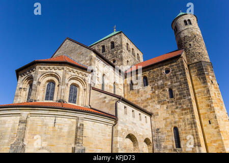 Rückseite des Michaelis-Klosters in Hildesheim Stockfoto