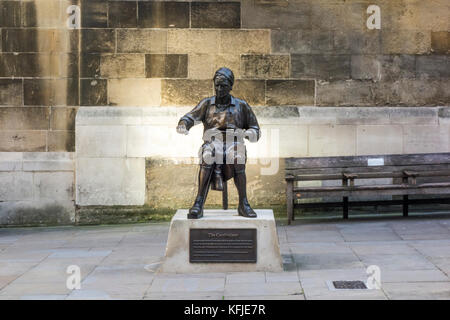 Die Cordwainer Bronze Skulptur des Bildhauers Alma Boyes. Stadt von London, Großbritannien Stockfoto