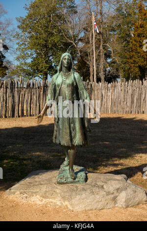 Historic Jamestowne Jamestown Virginia Stockfoto