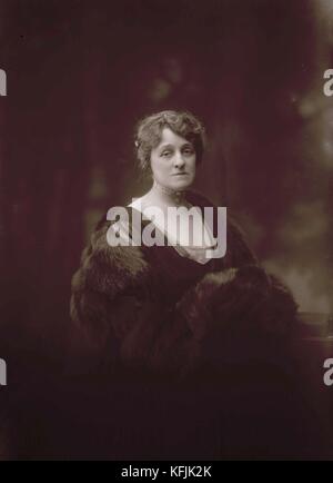 Portrait d'Edith Wharton (1865-1937), amerikanische Schriftstellerin. C. -13 Foto-Taponier Photo12.com - Coll. Taponier Credit:Photo12/Coll. Taponier Stockfoto