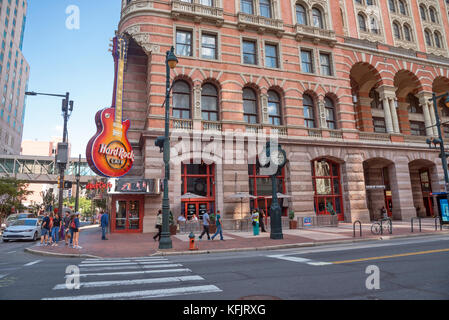 Berühmtes Hard Rock Café, Philadelphia, Pennsylvania, USA Stockfoto